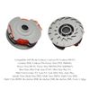 Dcszgzw Trimmer Line Spools,Strimmer Spool,2 Pcs Double Autofeed Spools Replacement Compatible for Flymo FLY021 Grass Cutter Trimmer