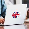 CafePress Union Jack Oval Car Bumper Sticker