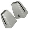iMount SEM01 2pcs Slim Surface-mount Brackets for Desk Privacy Screens/Under-desk Modesty Panels - Silver