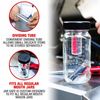 Masontops Jar Safe - Child Proof Herb Stash Jar Lids - 2PK - Regular Mouth