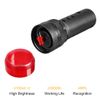 sourcing map 2pcs AC 220V Pilot Light Indicator Flashing Alarm with Buzzer, Panel Mount 16mm Red LED