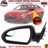 New Front Mirrors Left Driver Side Hand For 2017-2020 Hyundai Elantra