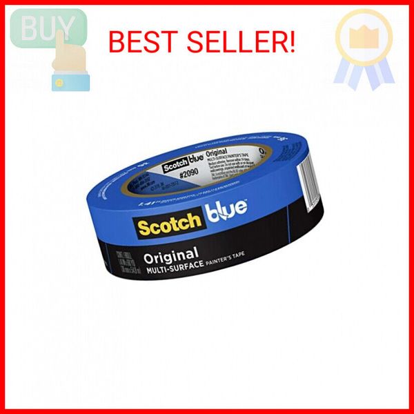 ScotchBlue Original Multi-Surface Painter's Tape, Blue, Paint Tape Protects Surf