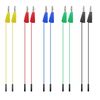 Cleqee Stackable Banana Plug Breadboard Female Jumper Wire Soft Flexible Silicone Test Lead for Electrical Test