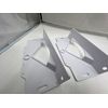 QTY 9 Drawer Mounting Bracket Replacement, White Steel