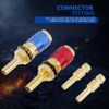 Gear Quick Fitting Hose Connector, 8mm M8 Water-Cooled and Gas Adapter Quick ...