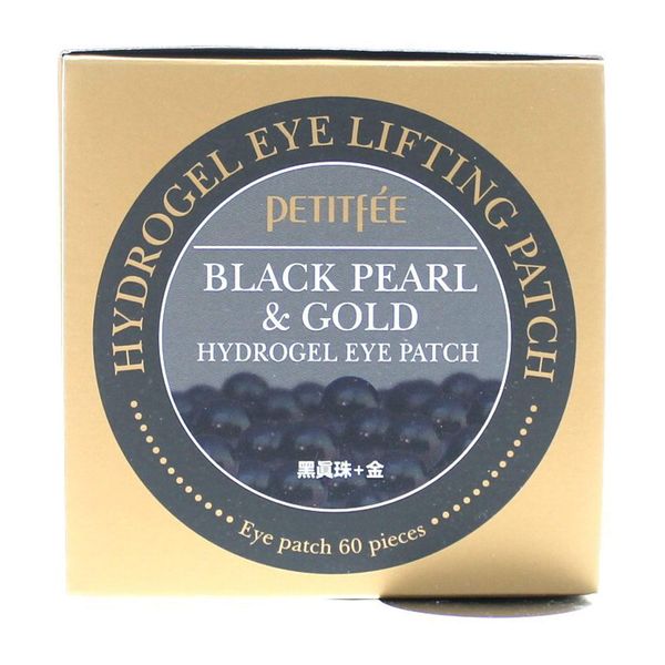 Petitfee, Black Pearl & Gold Hydrogel Eye Patch, 60 Patches