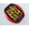 Grill Pan for Microwave Cooking, Red