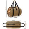 Firewood Carrier Waterproof Waxed Canvas Log Holders Security Strap for Camping
