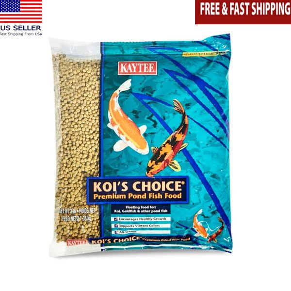 Floating Fish Food Pellets Koi Goldfish Nutrients Health Growth Pond 3lb New