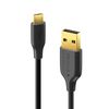Sentivus USB 2.0 Cable - 1.5A - A Male / Micro Male - 1.00 m - Black