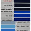Linear Designs Premium 2" X 50' Three Color Stripe - Blues