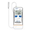 Elitech USB Digital Data Logger Temperature Humidity External Probe Reusable Recorder with Shadow Data 32000 Points, Auto PDF/CSV Report, for Windows/MacOS, Refrigerator Thermometer LogEt5THE, Blue