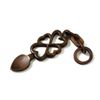 Four-leaf clover Celtic Love Spoon - Hand carved in Welsh Lovespoons