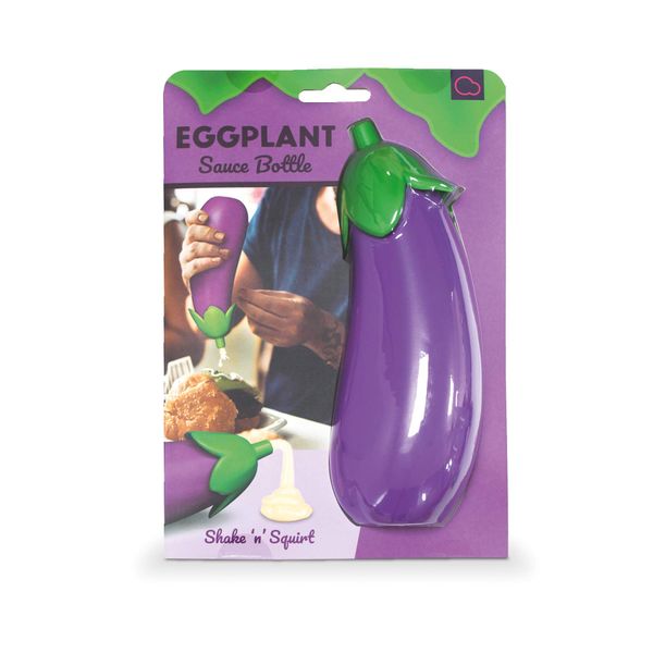 Bubblegum Stuff - Eggplant Sauce Bottle - Kitchen Aid, Sauce Bottle, Plastic Bottles, Squeeze Bottle, Ketchup Bottle, Sauce Bottle Squeeze, Sauce Bottles - 330ml