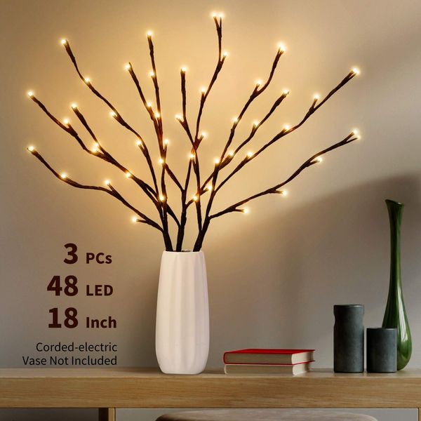 Snowtime 1.8m Birch Tree with 80 Warm White LEDs