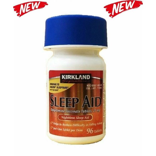 Kirkland Signature Sleep Aid, 96 Tablets NEW