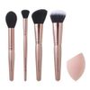e.l.f. Complexion Essentials Brush & Sponge Set, Concealer, Powder, Blush &...