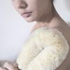 GingerChi Jute Brush - Bath & Shower Dry Skin Body Smoothing Spa-Natural Lymphatic Bristle Fibers to Improve Blood Circulation Exfoliate Skin, Healthy Therapeutics and Reduce Cellulite Cord Handle for Men and Women (Jute Brush)