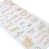 [Seal Sheet] WORD COLLAGE SEAL/Flower Message