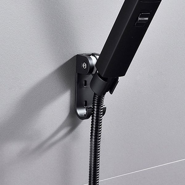 Metalline All Black Shower Head Stand MS-A1