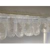 Grapes Embroidered Home Kitchen Window Valance COLOR WHITE