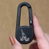 Azeeda 'Metal Detector Gnome' Compass Keyring (KC00016233)