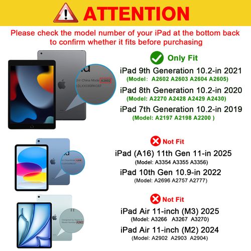 ProCase for iPad 9th/ 8th/ 7th Generation Case 10.2 Inch (2021/2020/2019 Release), 10.2 iPad Case 9th/ 8th/ 7th Gen Cover, Slim Smart Cover with Translucent Hard Shell Back -Whitemarble