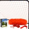 Park & Sun Sports Bungee-Slip-Net Replacement Nylon Goal Net: Soccer/Multi-Sport Goal, Orange, 6' W x 4' H x 3' D