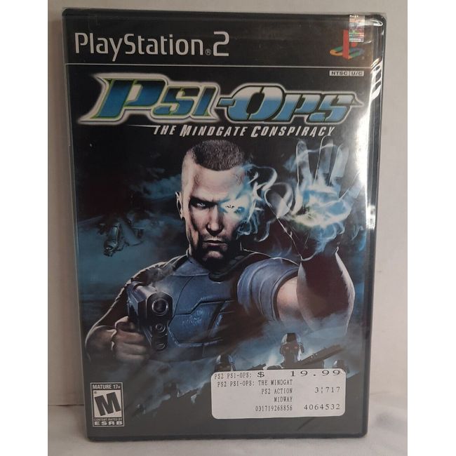 Psi-Ops: The Mindgate Conspiracy (Sony PlayStation 2, 2004) Factory Sealed!