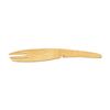 使い捨てカトラリー WASARA 竹製フォーク 12本入（パッケージ）