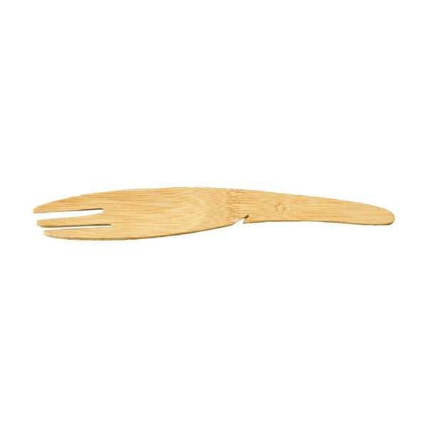 使い捨てカトラリー WASARA 竹製フォーク 12本入（パッケージ）