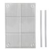 Padico PDC403348 Clear Board with 2 Liner Molds, Transparent