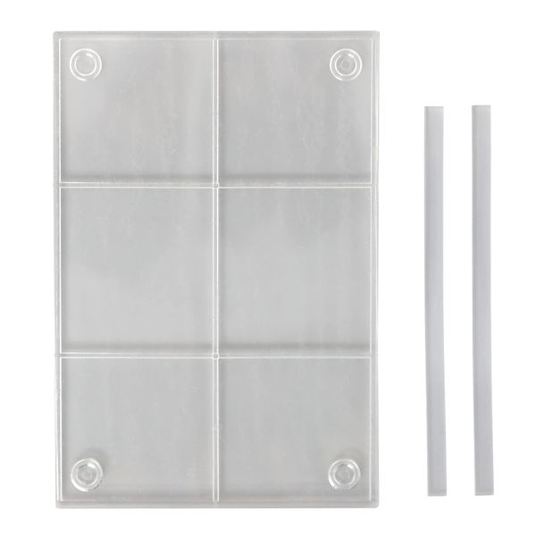 Padico PDC403348 Clear Board with 2 Liner Molds, Transparent