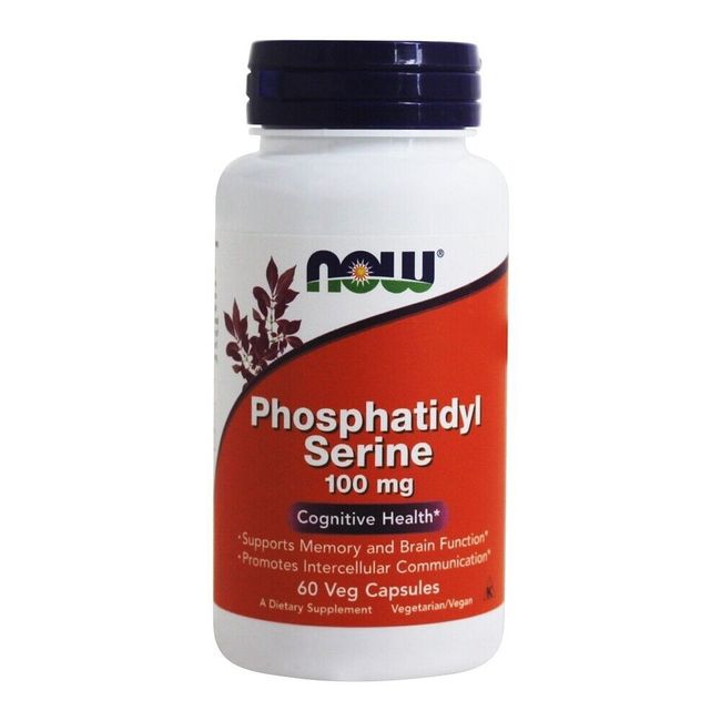 NOW Foods Phosphatidyl Serine Cognitive Health 100mg,60 Vegetarian Capsules