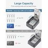 Puroma Security Key Lock Box, 4-Digit Combination Waterproof Lock Box Key Sto...