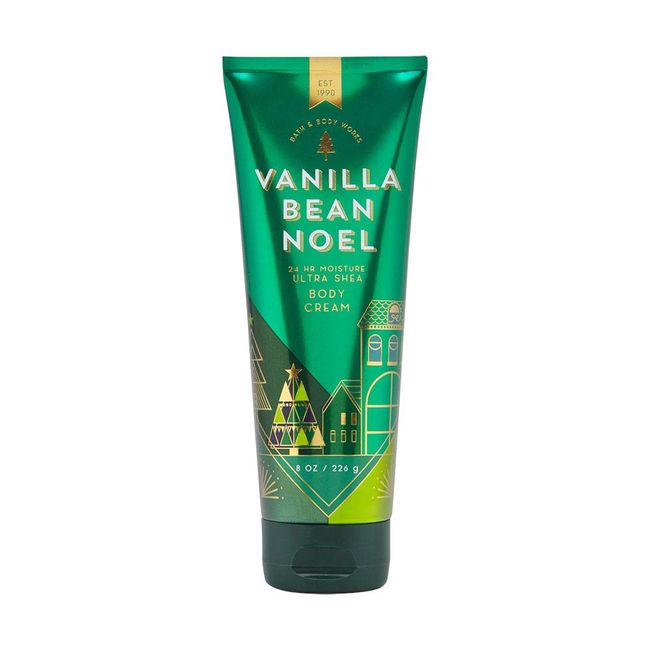 Bath & Body Works Vanilla Bean Noel Ultra Shea Body Cream, 8 Ounce, Multicoloured