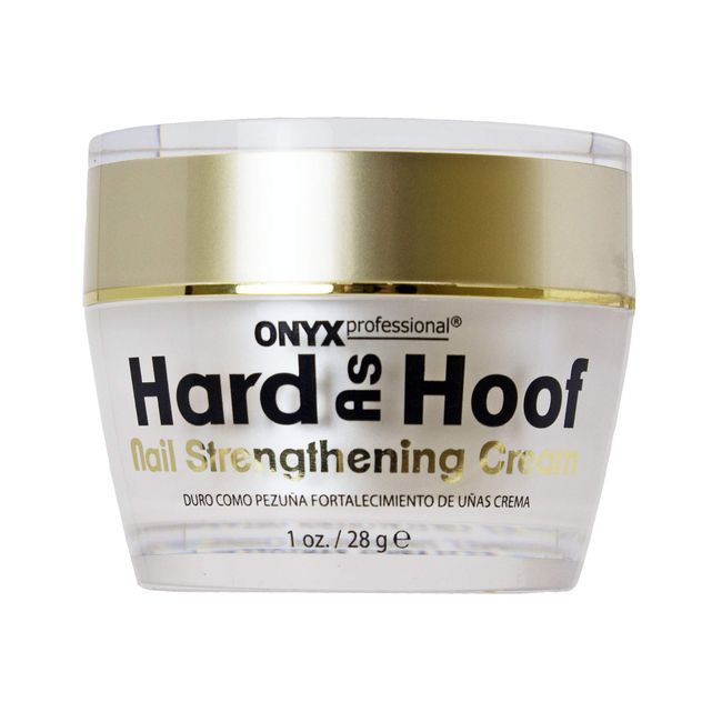 Hard As Hoof Nail Strengthening Cream with Coconut Scent Nail Strengthener, Nail Growth & Conditioning Cuticle Cream Stops Splits, Chips, Cracks & Strengthens Nails, 1 oz