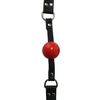 Strict Leather Silicone Ball Gags, Red