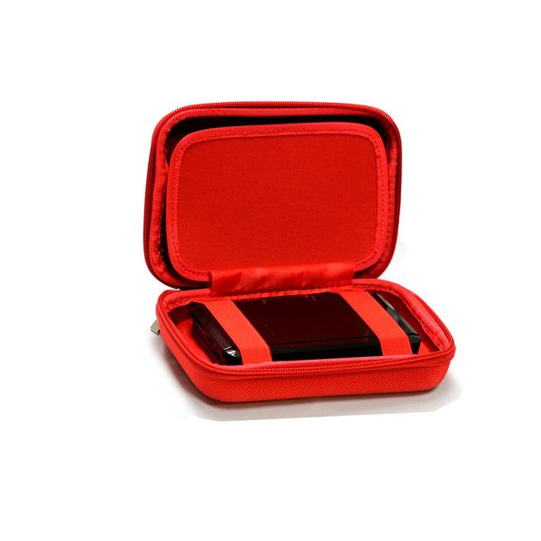 Navitech Red Hard DJ Controller Carry Case Compatible With The Native Instruments Traktor Audio 2