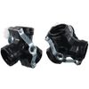 Urjumpea 2Pcs E27 Lamp Base Holder, Light Bulb Socket Splitters, Three-pronged Lamp Holder and 3-Head Conjoined Lamp Holder