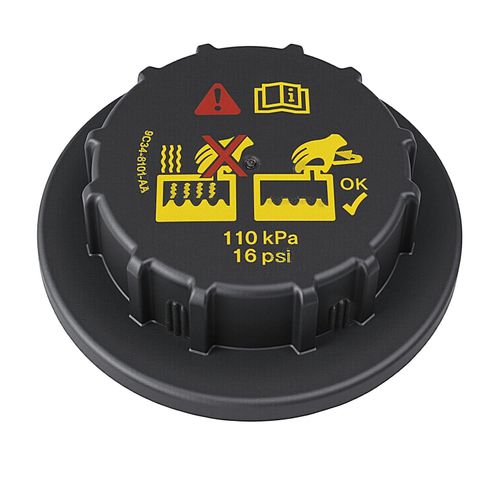Radiator Pressure Cap, 9C3Z-8101-B, 9C3Z8101B,Coolant Reservoir Cap Replace RS-527, RS527,Fit for Ford 6.0 7.3 Powerstroke - Explorer F150 F250 F350 Mustang Taurus, Lincoln, Mercury
