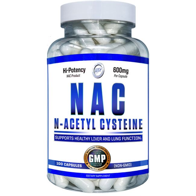 N-ACETYL-L-CYSTEINE 600 mg 100 Capsules NAC Hi Tech nonGMO USP Grade USA 🇺🇸