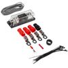 Belva BAK02 Red 1/0 Gauge Amplifier Wire Kit w/ 6-Ch RCA Cable