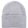 Dickies, Unisex, ACRYLIC CUFFED BEANIE HAT, HEATHER GREY, OS