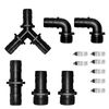 LONGRUN Hose Barb Elbow Fitting -6 Pieces Set