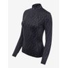 LeMieux Fleur Base Layer in Navy 360 Stretch Fabric Print, Navy, 8