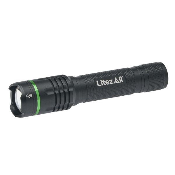 LitezAll Thin Rechargeable 1000 Lumen Tactical Flashlight