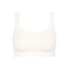 Sloggi Damen Zero Feel 2.0 Top Bra, Silk White, L