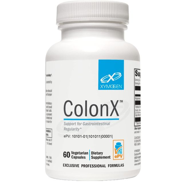 XYMOGEN ColonX - Supports GI Motility, Stool Bulk, Digestion, Assimilation, and Elimination - Triphala Supplement with Magnesium Citrate, Cape Aloe (60 Capsules)
